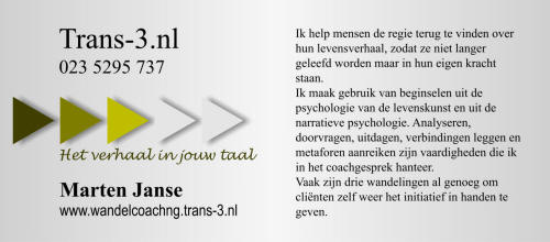 Trans-3.nl Wandelcoaching